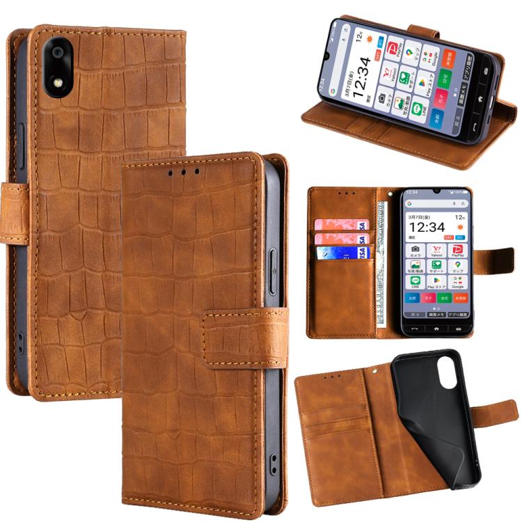 Skin Feel Crocodile Magnetic Clasp Leather Phone Case, For ZTE Kantan Sumaho 4 A402ZT, For ZTE Blade A35e 4G, For ZTE nubia S 5G A403ZT, For ZTE nubia RedMagic 10 Pro, For ZTE Anshin Family, For ZTE Axon 40 Lite