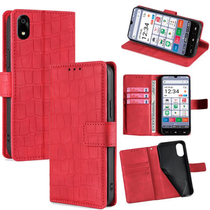 Skin Feel Crocodile Magnetic Clasp Leather Phone Case, For ZTE Kantan Sumaho 4 A402ZT, For ZTE Blade A35e 4G, For ZTE nubia S 5G A403ZT, For ZTE nubia RedMagic 10 Pro, For ZTE Anshin Family, For ZTE Axon 40 Lite