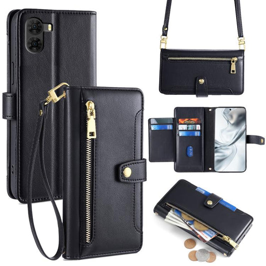 Sheep Texture Cross-body Zipper Wallet Leather Phone Case, For ZTE nubia S2 504ZT, For ZTE nubia S2e / S2R / S2 Lite, For ZTE Blade A36 4G, For ZTE Blade A56 4G