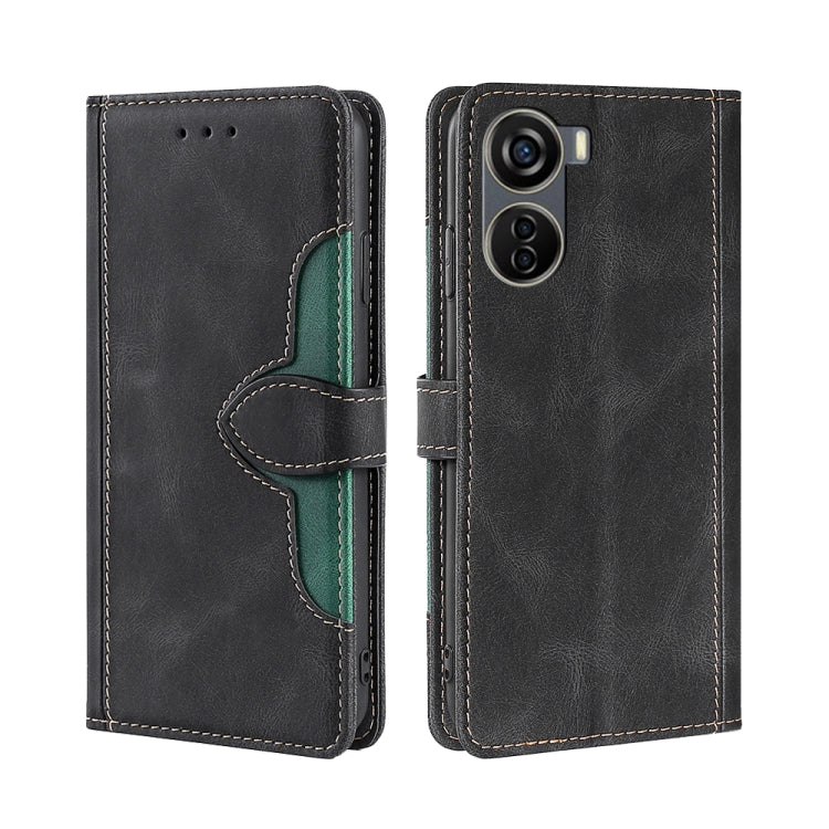 Skin Feel Magnetic Buckle Leather Phone Case