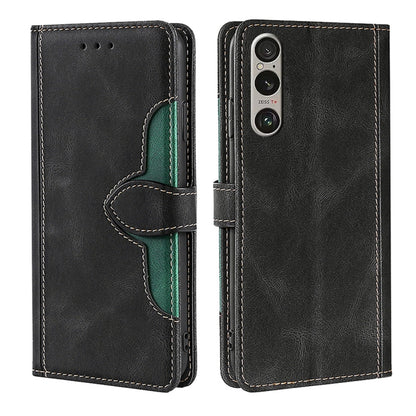 Skin Feel Magnetic Buckle Leather Phone Case