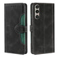 Skin Feel Magnetic Buckle Leather Phone Case