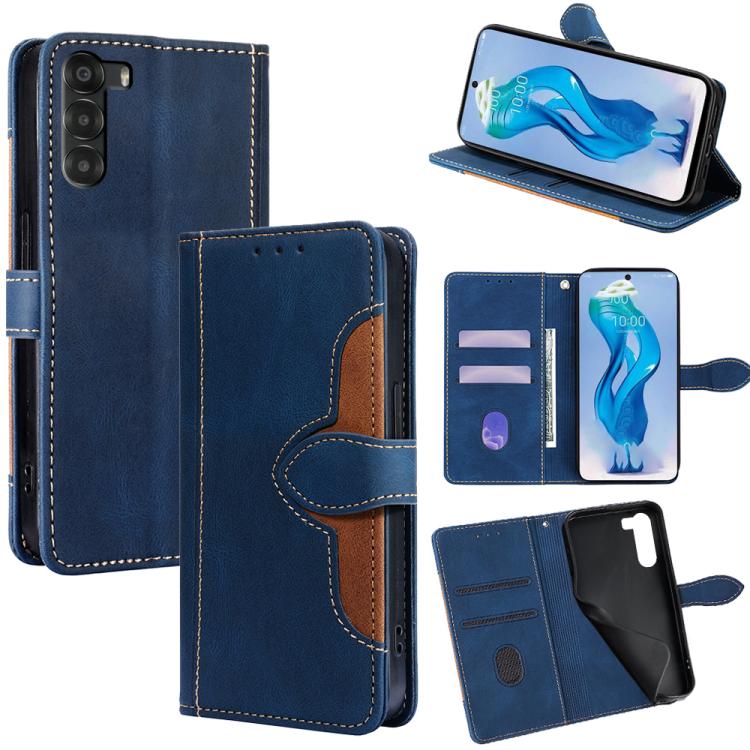Skin Feel Magnetic Buckle Leather Phone Case, For ZTE Kantan Sumaho 4 A402ZT, For ZTE Blade A35e 4G, For ZTE nubia S 5G A403ZT, For ZTE nubia RedMagic 10 Pro, For ZTE Anshin Family, For ZTE Axon 40 Lite