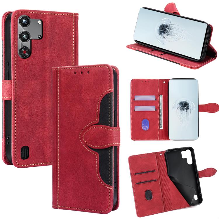Skin Feel Magnetic Buckle Leather Phone Case, For ZTE Kantan Sumaho 4 A402ZT, For ZTE Blade A35e 4G, For ZTE nubia S 5G A403ZT, For ZTE nubia RedMagic 10 Pro, For ZTE Anshin Family, For ZTE Axon 40 Lite