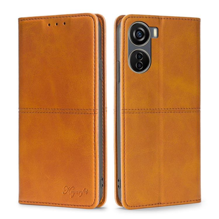Cow Texture Magnetic Leather Phone Case