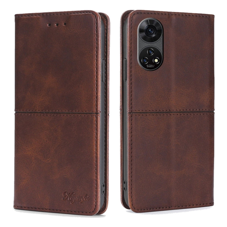 Cow Texture Magnetic Leather Phone Case, For ZTE Kantan Sumaho 4 A402ZT, For ZTE Blade A35e 4G, For ZTE nubia RedMagic 10 Pro, For ZTE Anshin Family