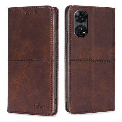 Cow Texture Magnetic Leather Phone Case, For ZTE Kantan Sumaho 4 A402ZT, For ZTE Blade A35e 4G, For ZTE nubia RedMagic 10 Pro, For ZTE Anshin Family