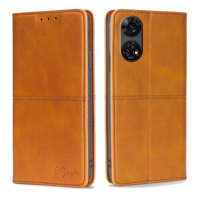 Cow Texture Magnetic Leather Phone Case, For ZTE Kantan Sumaho 4 A402ZT, For ZTE Blade A35e 4G, For ZTE nubia RedMagic 10 Pro, For ZTE Anshin Family