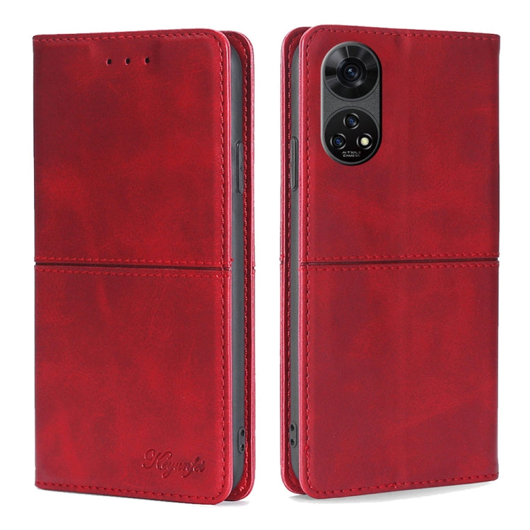 Cow Texture Magnetic Leather Phone Case, For ZTE Kantan Sumaho 4 A402ZT, For ZTE Blade A35e 4G, For ZTE nubia RedMagic 10 Pro, For ZTE Anshin Family
