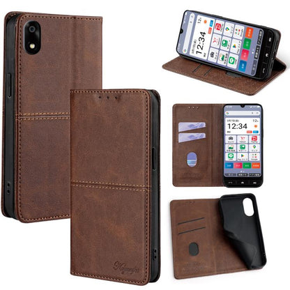 Cow Texture Magnetic Leather Phone Case, For ZTE Kantan Sumaho 4 A402ZT, For ZTE Blade A35e 4G, For ZTE nubia RedMagic 10 Pro, For ZTE Anshin Family