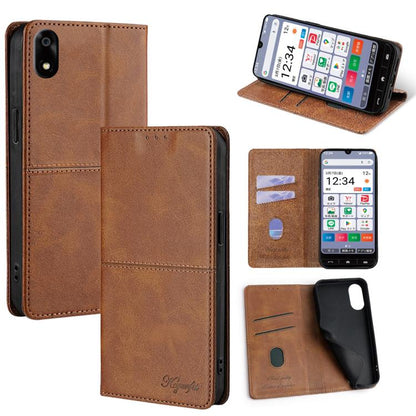 Cow Texture Magnetic Leather Phone Case, For ZTE Kantan Sumaho 4 A402ZT, For ZTE Blade A35e 4G, For ZTE nubia RedMagic 10 Pro, For ZTE Anshin Family