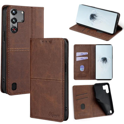 Cow Texture Magnetic Leather Phone Case, For ZTE Kantan Sumaho 4 A402ZT, For ZTE Blade A35e 4G, For ZTE nubia RedMagic 10 Pro, For ZTE Anshin Family