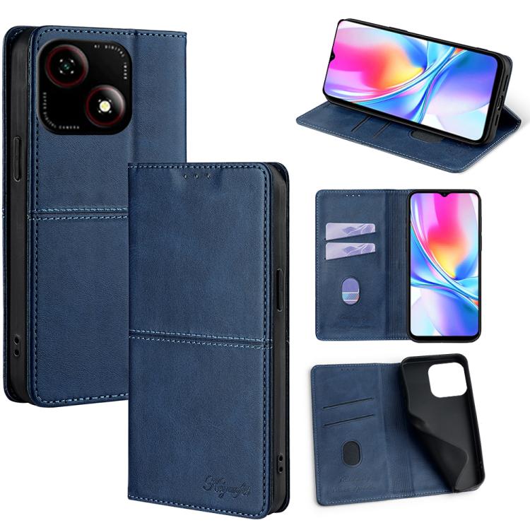 Cow Texture Magnetic Leather Phone Case, For ZTE Kantan Sumaho 4 A402ZT, For ZTE Blade A35e 4G, For ZTE nubia RedMagic 10 Pro, For ZTE Anshin Family