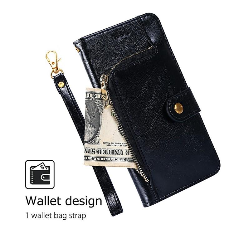 Zipper Bag Leather Phone Case, For ZTE nubia S 5G A403ZT, For ZTE nubia RedMagic 10 Pro, For ZTE Anshin Family, For ZTE Axon 40 Lite