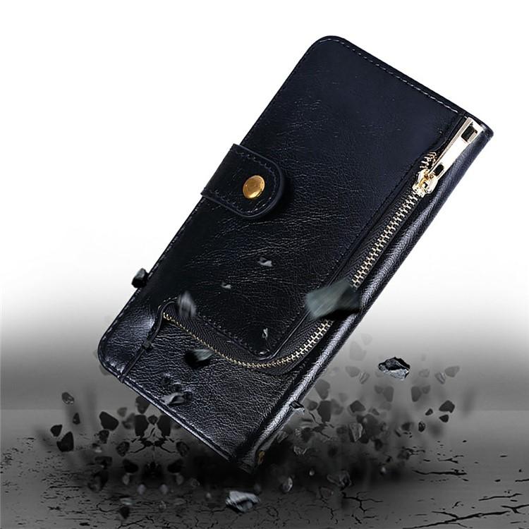 Zipper Bag Leather Phone Case, For ZTE nubia S 5G A403ZT, For ZTE nubia RedMagic 10 Pro, For ZTE Anshin Family, For ZTE Axon 40 Lite