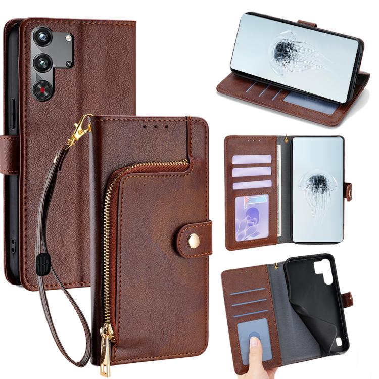 Zipper Bag Leather Phone Case