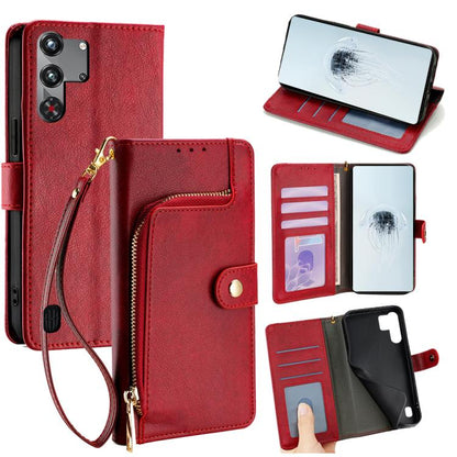 Zipper Bag Leather Phone Case