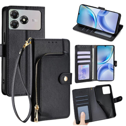 Zipper Bag Leather Phone Case, For ZTE nubia S2 504ZT, For ZTE nubia S2e / S2R / S2 Lite, For ZTE Blade A36 4G, For ZTE Blade A56 4G, For ZTE Kantan Sumaho 4 A402ZT, For ZTE Blade A35e 4G