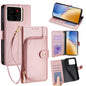 Zipper Bag Leather Phone Case, For ZTE nubia S2 504ZT, For ZTE nubia S2e / S2R / S2 Lite, For ZTE Blade A36 4G, For ZTE Blade A56 4G, For ZTE Kantan Sumaho 4 A402ZT, For ZTE Blade A35e 4G
