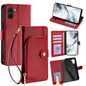 Zipper Bag Leather Phone Case, For ZTE nubia S2 504ZT, For ZTE nubia S2e / S2R / S2 Lite, For ZTE Blade A36 4G, For ZTE Blade A56 4G, For ZTE Kantan Sumaho 4 A402ZT, For ZTE Blade A35e 4G