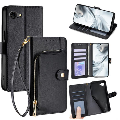 Zipper Bag Leather Phone Case, For ZTE nubia S2 504ZT, For ZTE nubia S2e / S2R / S2 Lite, For ZTE Blade A36 4G, For ZTE Blade A56 4G, For ZTE Kantan Sumaho 4 A402ZT, For ZTE Blade A35e 4G