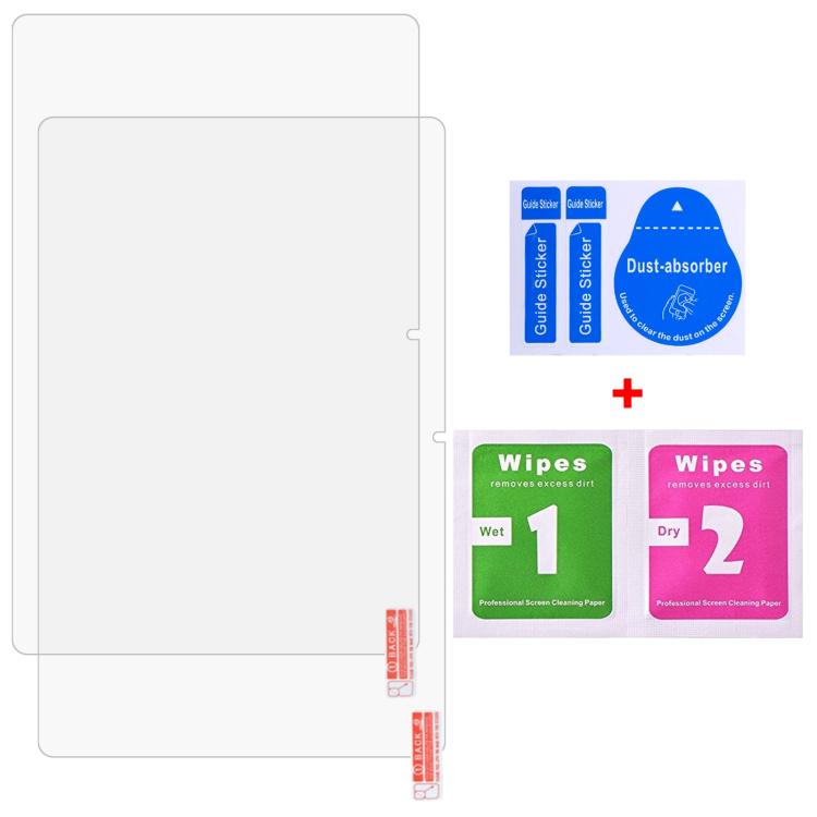 2pcs 9H 0.3mm Explosion-proof Tempered Glass Film, For Galaxy Tab S12+ 12.4 inch, For Galaxy Tab S12 Ultra 14.6 inch, For Samsung Galaxy Tab S11 Ultra 14.6, For Samsung Galaxy Tab S10 FE+ 13.1, For Samsung Galaxy Tab S10 Ultra 14.6                     ...