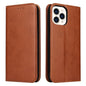 Fierre Shann PU Genuine Leather Texture Phone Case