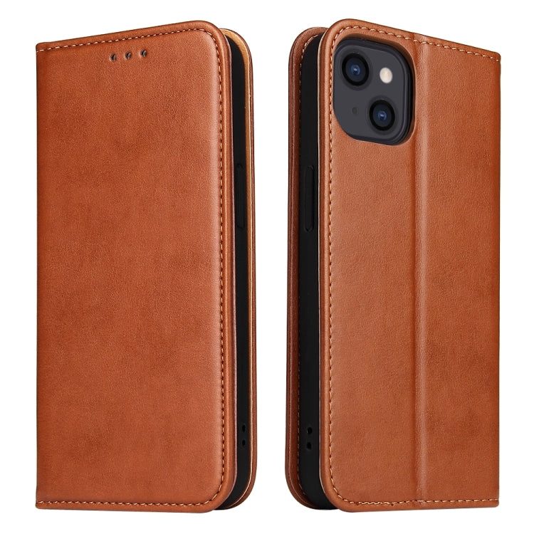 Fierre Shann PU Genuine Leather Texture Phone Case