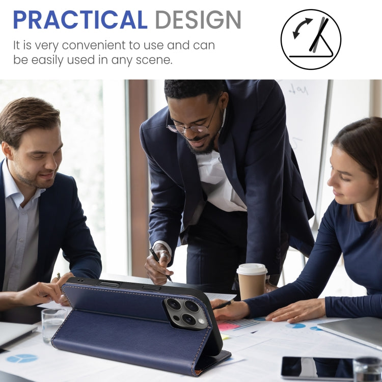 Fierre Shann PU Genuine Leather Texture Phone Case