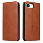 Fierre Shann PU Genuine Leather Texture Phone Case, For iPhone 17e / 16e, For iPhone 17 Pro Max, For iPhone 17 Pro, For iPhone 17, For iPhone Air, For iPhone 16 Pro Max
