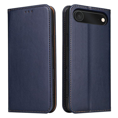 Fierre Shann PU Genuine Leather Texture Phone Case, For iPhone 17e / 16e, For iPhone 17 Pro Max, For iPhone 17 Pro, For iPhone 17, For iPhone Air, For iPhone 16 Pro Max