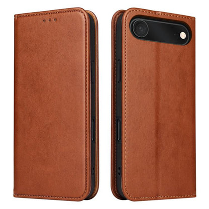 Fierre Shann PU Genuine Leather Texture Phone Case, For iPhone 17e / 16e, For iPhone 17 Pro Max, For iPhone 17 Pro, For iPhone 17, For iPhone Air, For iPhone 16 Pro Max