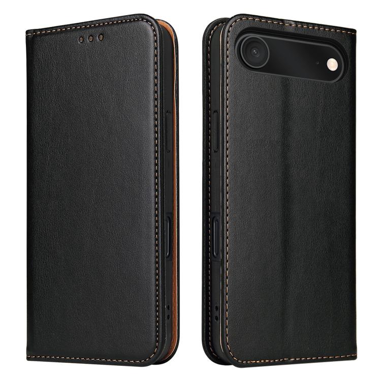 Fierre Shann PU Genuine Leather Texture Phone Case, For iPhone 17e / 16e, For iPhone 17 Pro Max, For iPhone 17 Pro, For iPhone 17, For iPhone Air, For iPhone 16 Pro Max
