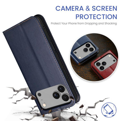 Fierre Shann PU Genuine Leather Texture Phone Case