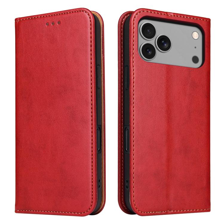 Fierre Shann PU Genuine Leather Texture Phone Case, For iPhone 17e / 16e, For iPhone 17 Pro Max, For iPhone 17 Pro, For iPhone 17, For iPhone Air, For iPhone 16 Pro Max