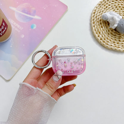 Transparent Glitter Bluetooth Earphone Protective Case, For AirPods Pro 2, For AirPods 3, For AirPods Pro