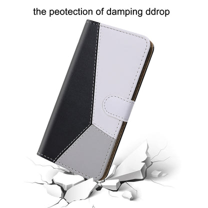 Tricolor Stitching Horizontal Flip Leather Phone Case, For Xiaomi 13 Pro, For Xiaomi 13, For Xiaomi Redmi A1/A1+, For Xiaomi 12T Pro, For Xiaomi 11T Pro, For Xiaomi 12 Pro