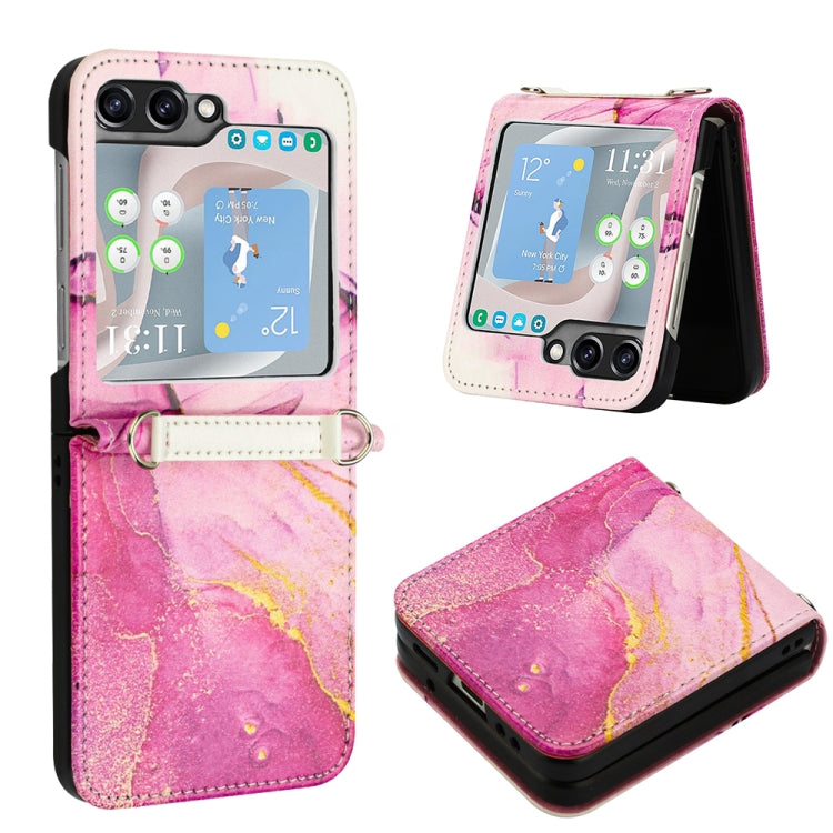 PT003 Marble Pattern Flip Leather Phone Case