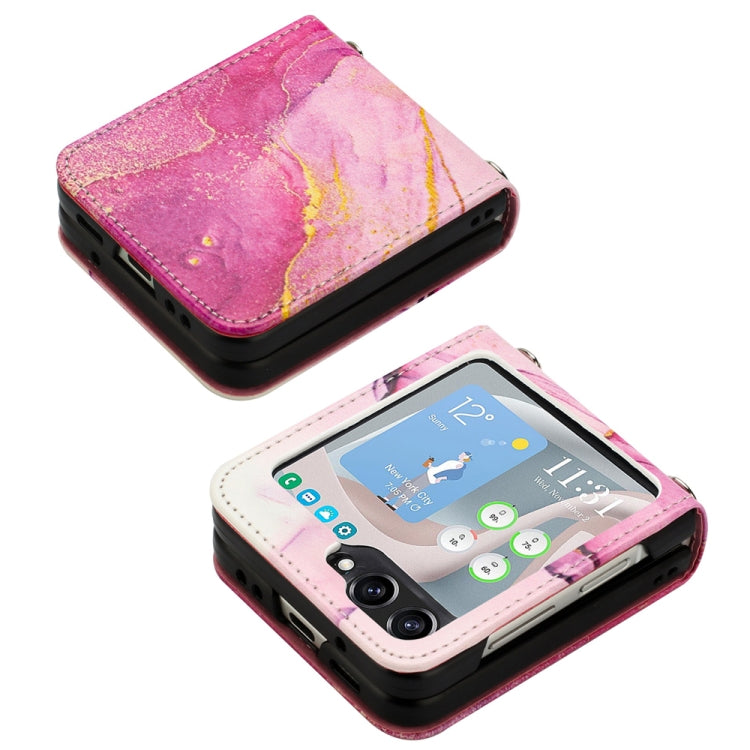 PT003 Marble Pattern Flip Leather Phone Case