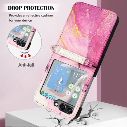 PT003 Marble Pattern Flip Leather Phone Case