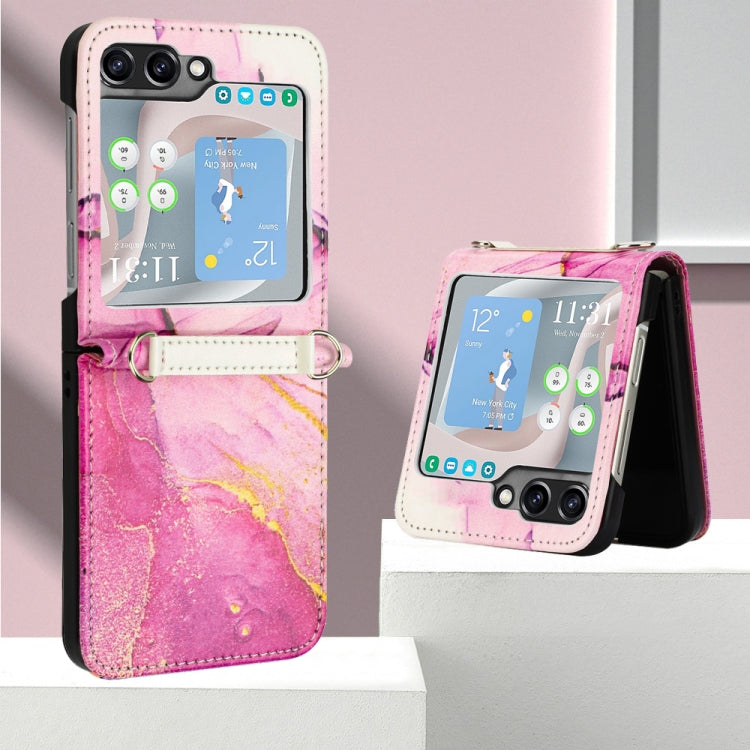 PT003 Marble Pattern Flip Leather Phone Case