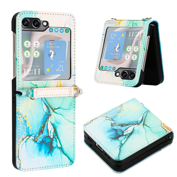 PT003 Marble Pattern Flip Leather Phone Case