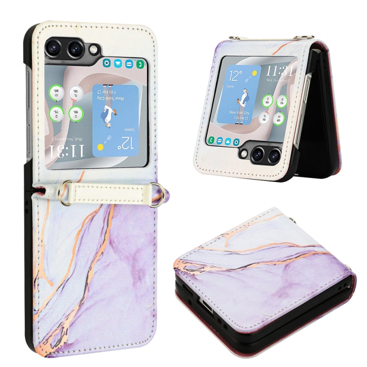 PT003 Marble Pattern Flip Leather Phone Case