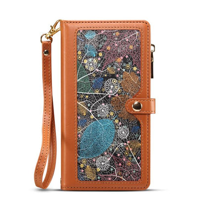 ESEBLE Star Series Lanyard Zipper Wallet RFID Leather Case, For iPhone 16e, For iPhone 16 Pro Max, For iPhone 16 Pro, For iPhone 16 Plus, For iPhone 16, For iPhone 15 Pro Max, For iPhone 15 Pro, For iPhone 15 Plus