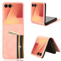 Skin-feeling Half-split External Card Slot Folding Phone Case