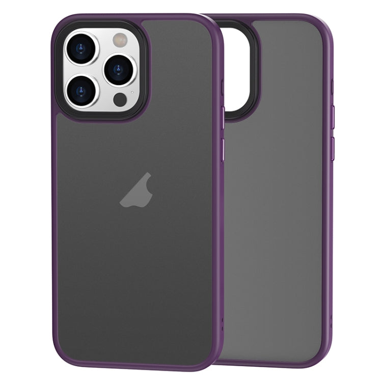 Brilliant Series Micro-frosted Anti-fingerprint PC Phone Case, For iPhone 15 Pro Max, For iPhone 15 Pro, For iPhone 15 Plus