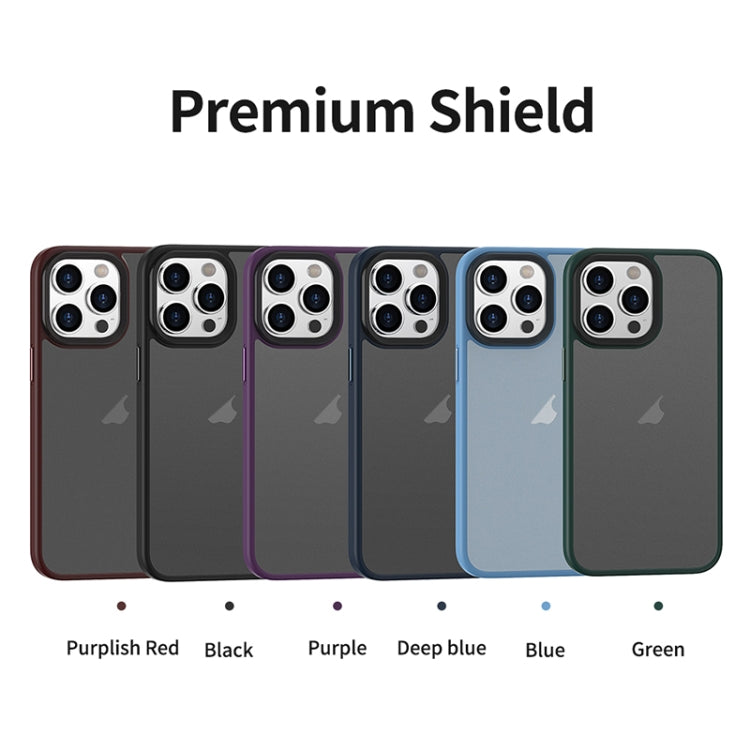 Brilliant Series Micro-frosted Anti-fingerprint PC Phone Case, For iPhone 15 Pro Max, For iPhone 15 Pro, For iPhone 15 Plus