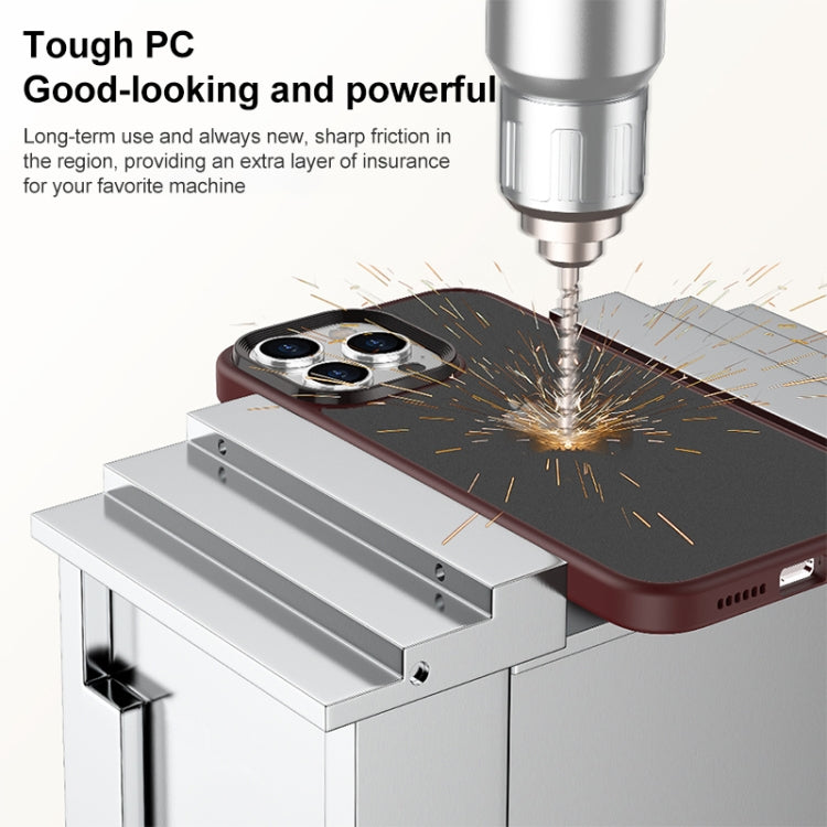 Brilliant Series Micro-frosted Anti-fingerprint PC Phone Case, For iPhone 15 Pro Max, For iPhone 15 Pro, For iPhone 15 Plus