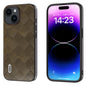ABEEL Weave Plaid PU Phone Case, For iPhone 15 Pro Max, For iPhone 15 Plus, For iPhone 15, For iPhone 15 Pro