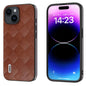ABEEL Weave Plaid PU Phone Case, For iPhone 15 Pro Max, For iPhone 15 Pro, For iPhone 15 Plus, For iPhone 15
